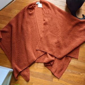 NEW David and Young Knit Sweater Wrap Shawl